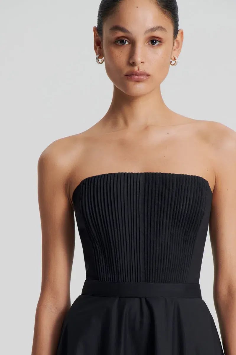 Scanlan Theodore Parachute Bustier Dress Black Size 8 photo 2