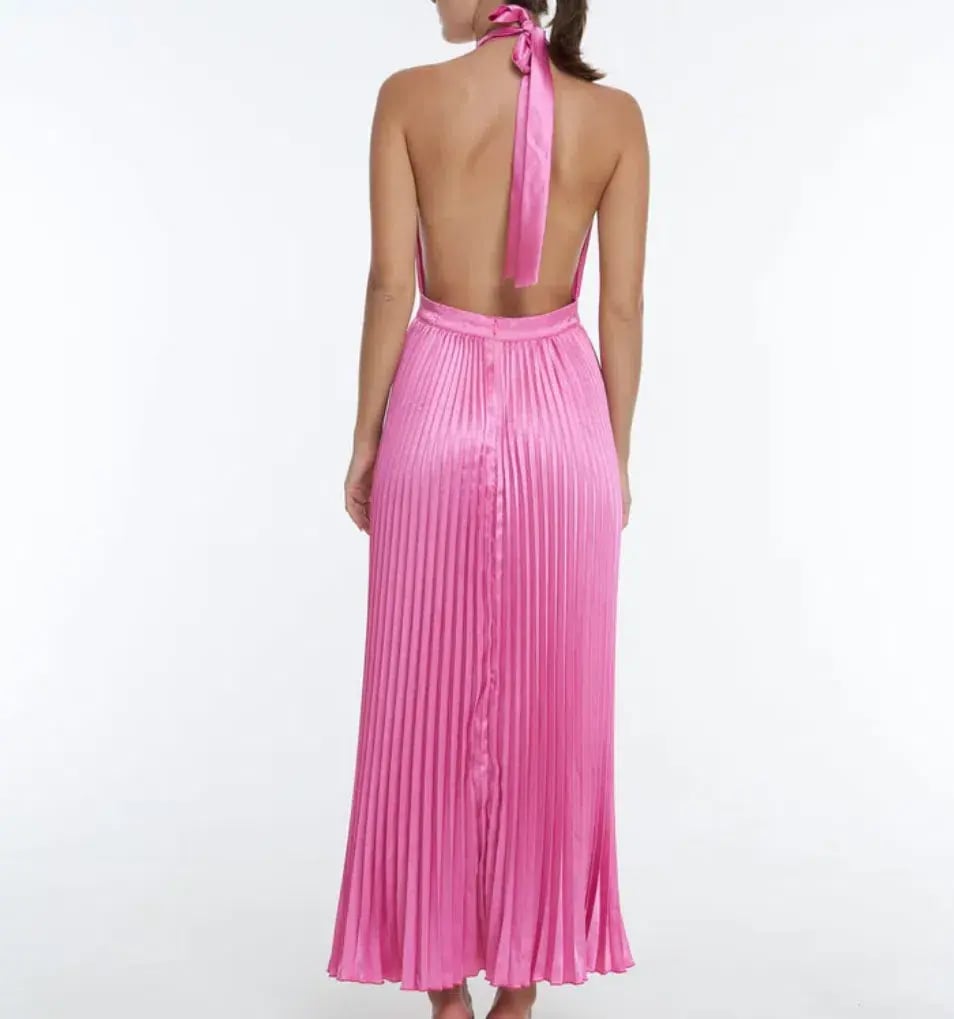 L’idee Renaissance Gown Hot Pink Size 10 photo 4