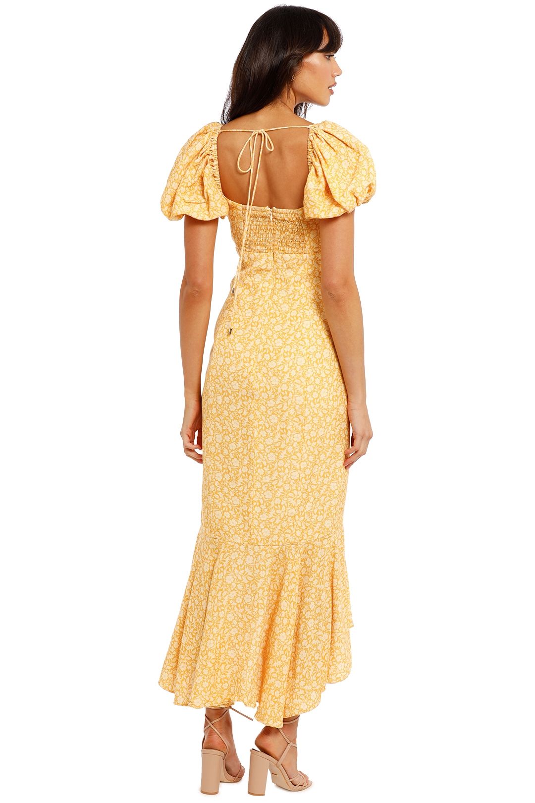 Jacinta Dress - Champagne Pansy photo 3