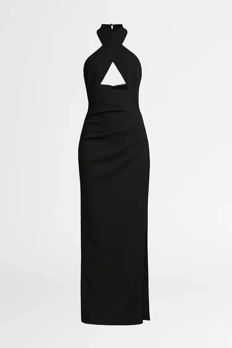 MISHA Atta Dress Black Size 12 photo 2