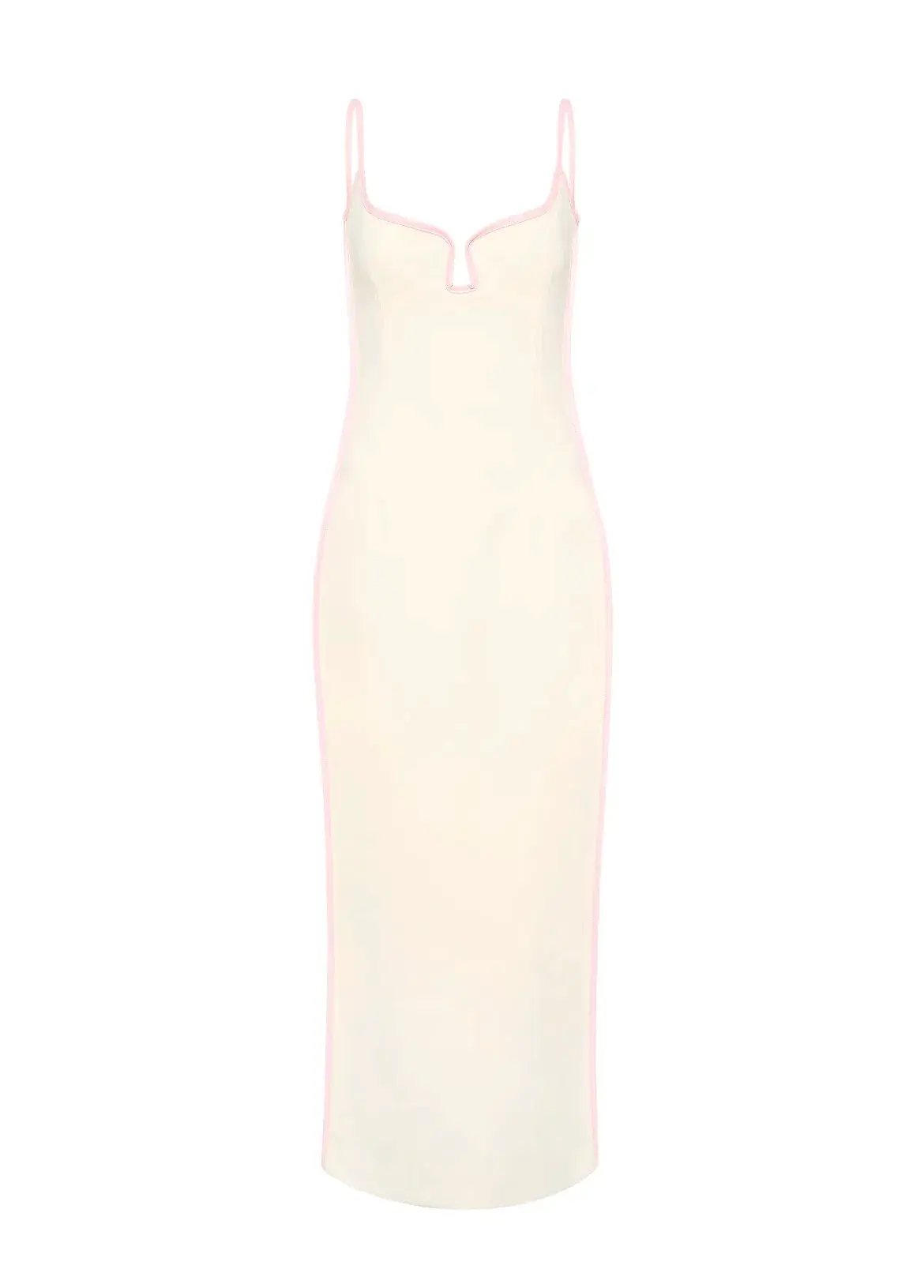 Paris Georgia Marlo Dress Cream With Bubblegum Pink Size 6 photo 3