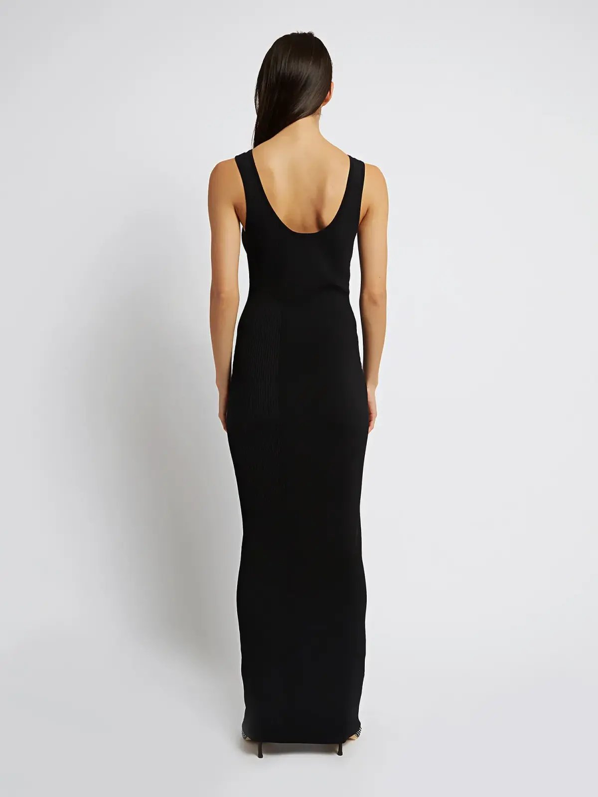 Christopher Esber Crystal Lattice Tank Dress Black Size XXS/AU 4 photo 4