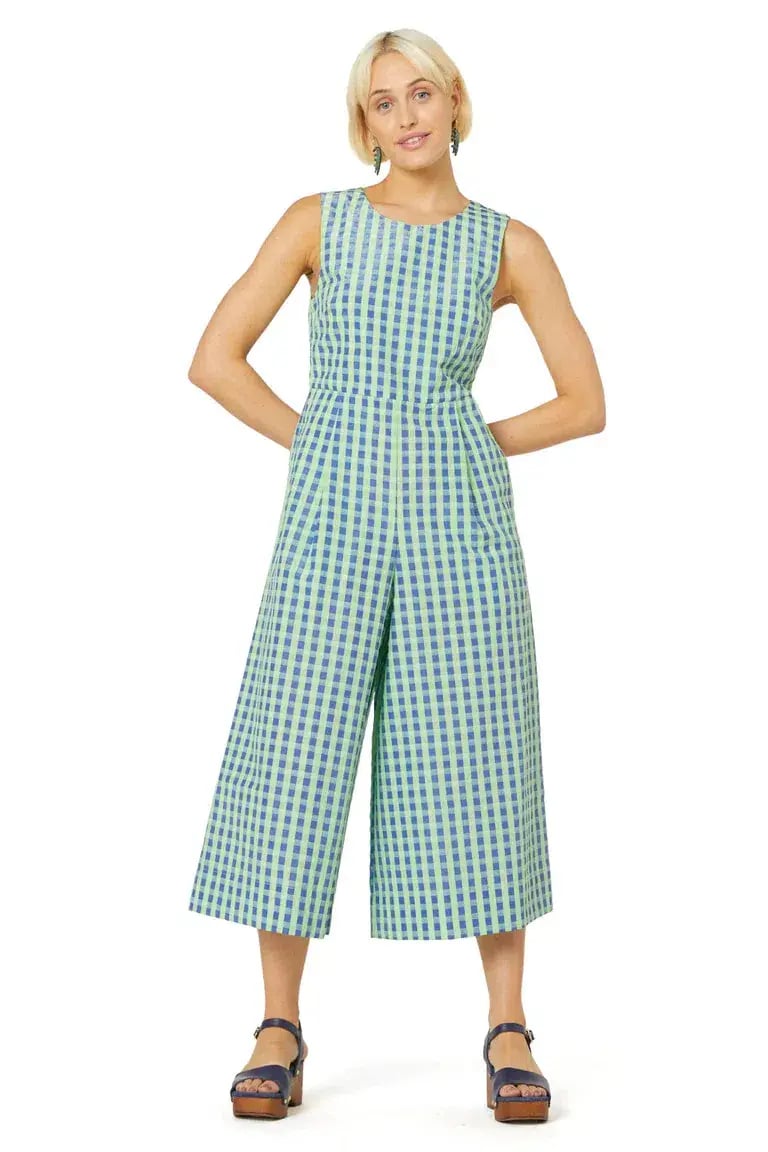 Gorman Stay In Check Pantsuit Green Size AU 16 photo 2