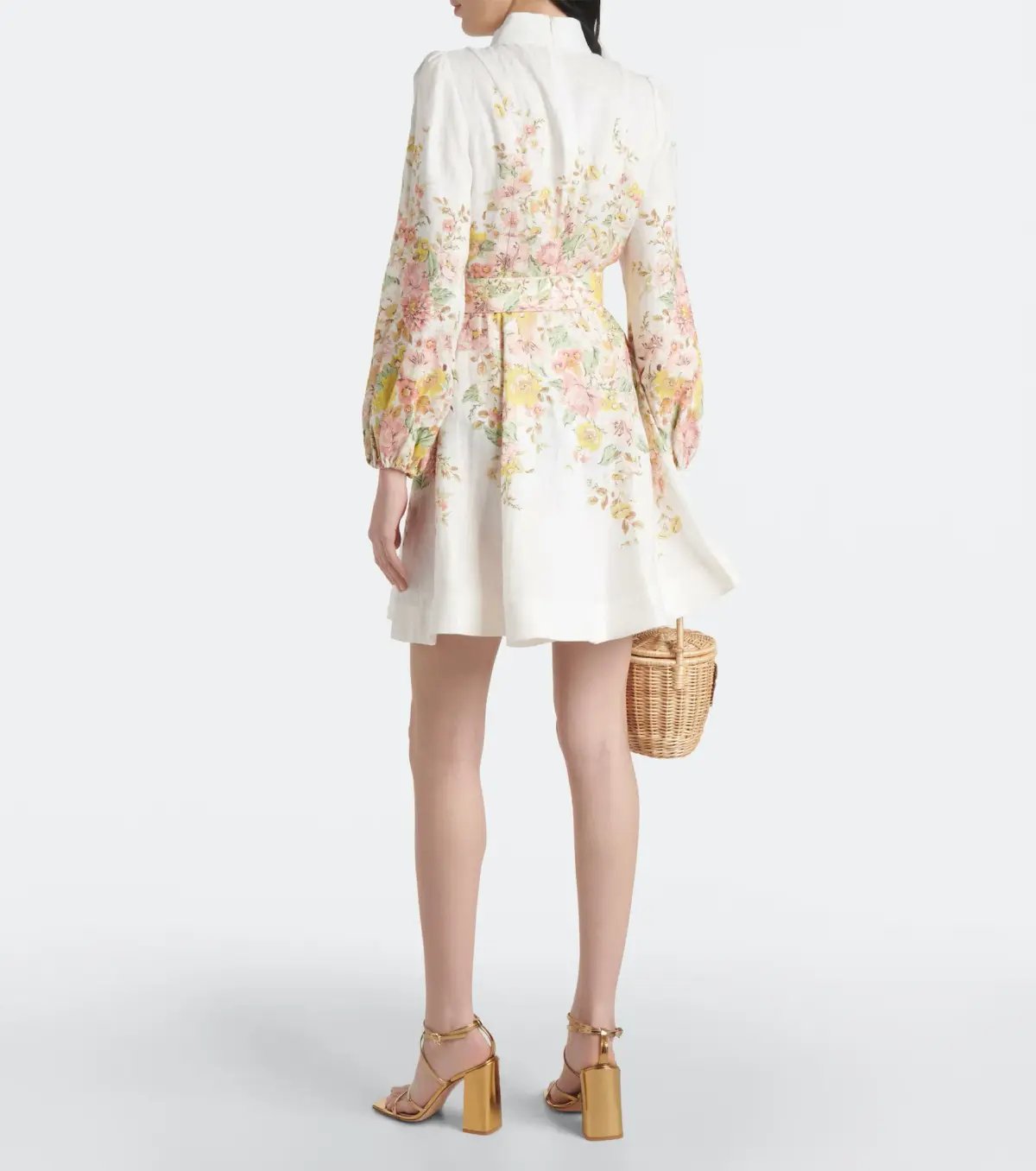 Zimmermann Matchmaker Buttoned Mini Dress Size 0 / AU 8 photo 2