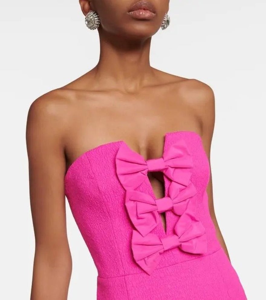 Rebecca Vallance Cecily Strapless Midi Dress photo 2