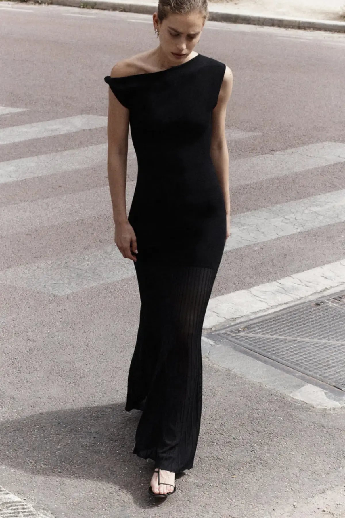 Sir The Label Indigo Twist Dress Black Size 14 photo 4