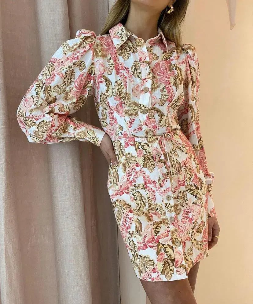 Significant Other Leonie Dress Print Size 8 photo 3