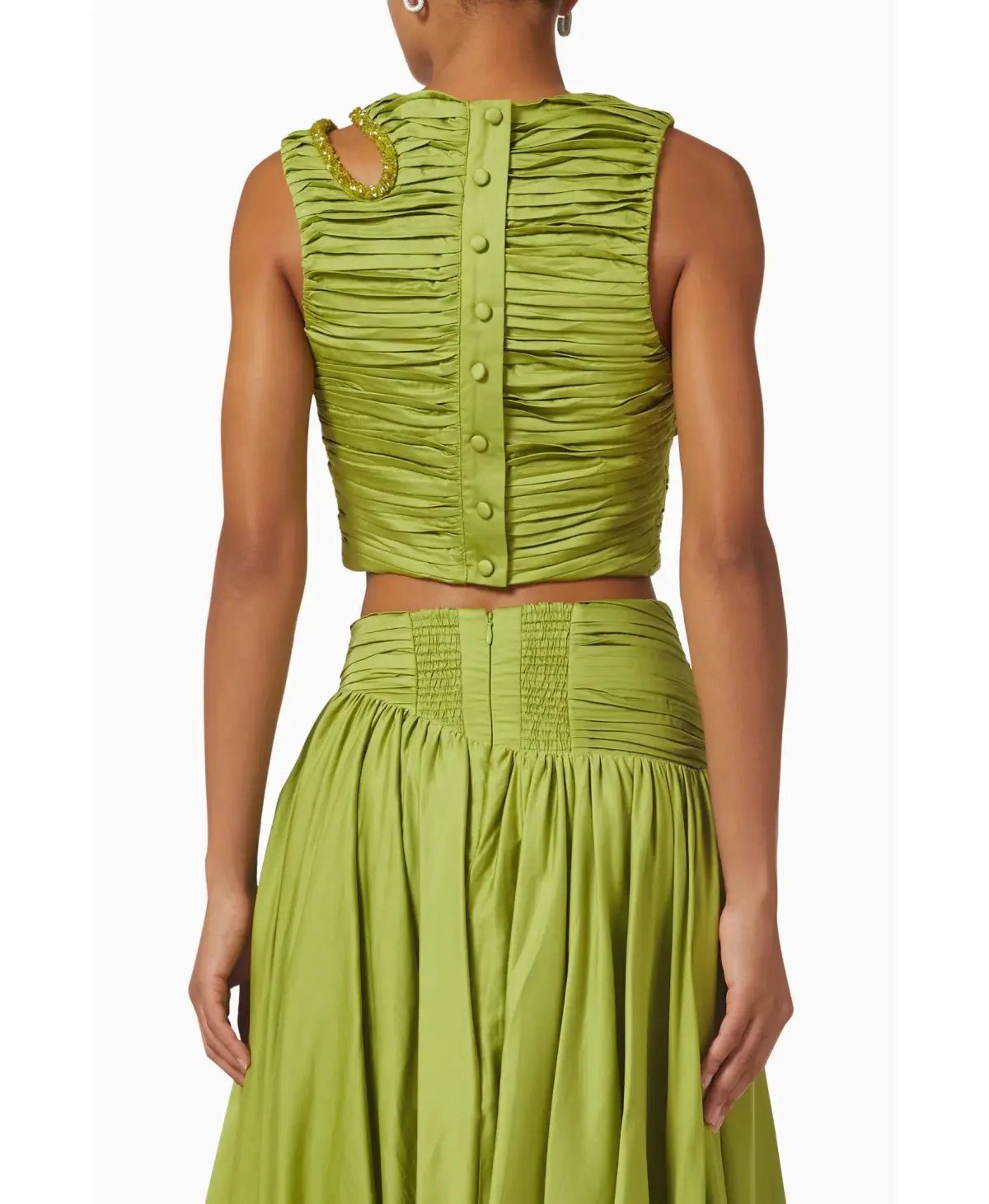 Aje Jolie Skirt and Top Set Verdant Green Size 6 photo 2