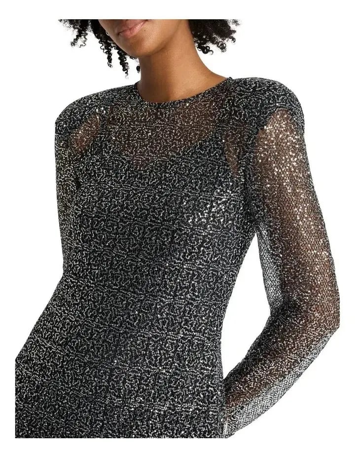 Sass & Bide Dark Nights Mini Dress Black Size M / AU 10 photo 2