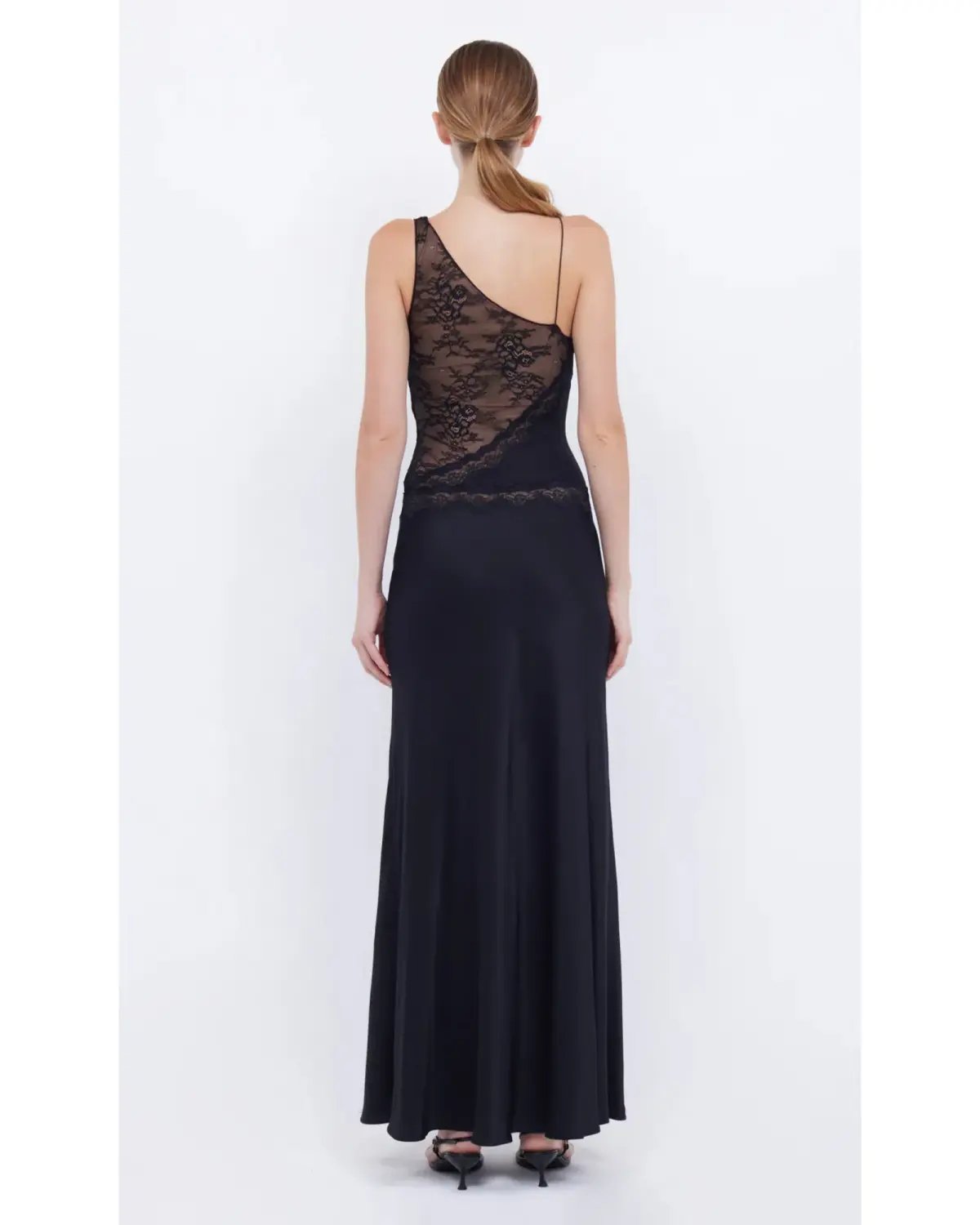 Bec & Bridge Abrielle Lace Maxi Dress in Black Size AU 6 photo 3