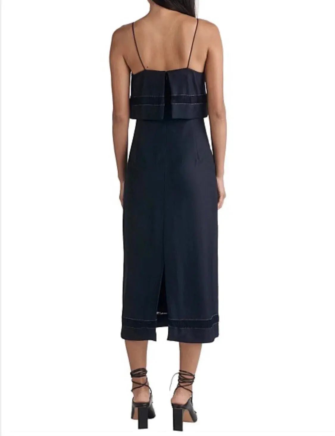 Dion Lee Float Slip Dress Navy Size AU 8 photo 2