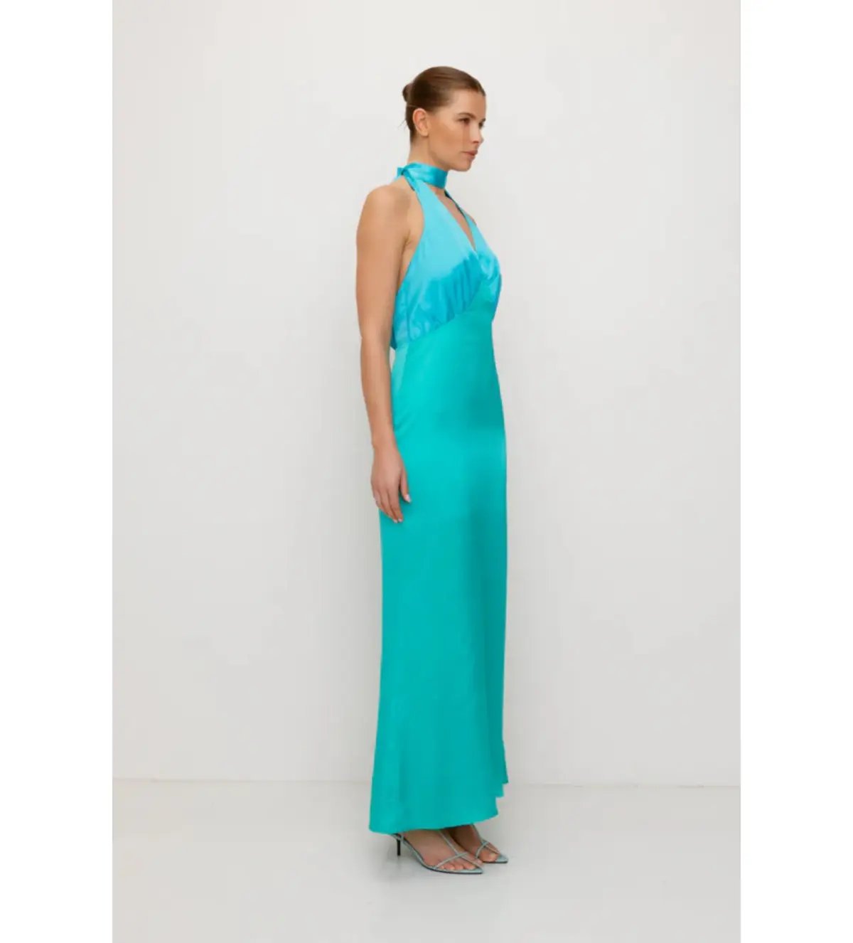 The Wolf Gang Oahu Slip Dress Blue Size AU 8 photo 3