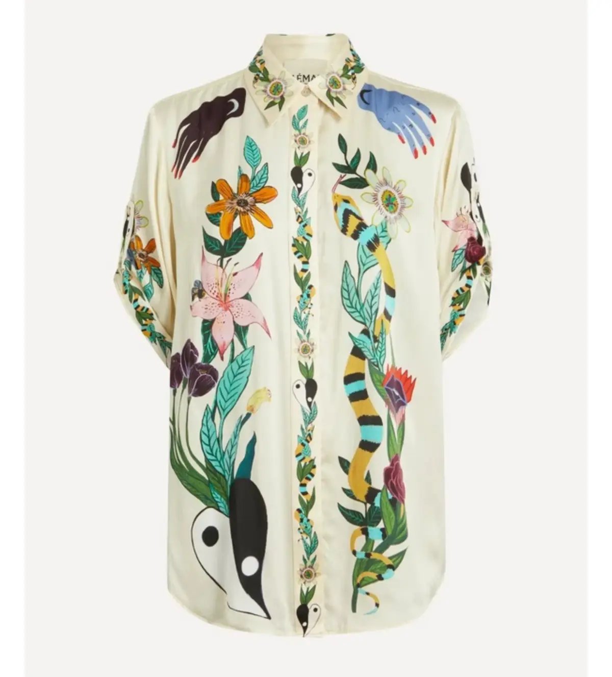 Alemais Meagan Silk Shirt and Pant Set Print Size 14 photo 5