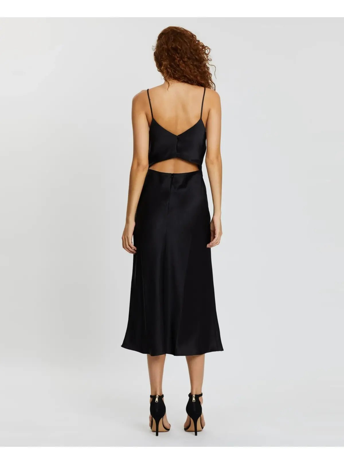 Bec & Bridge Mila Midi Dress Black Size AU 6 photo 4
