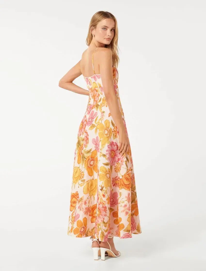 Forever New Vayda Strap Midi Sun Dress Size 8 photo 2