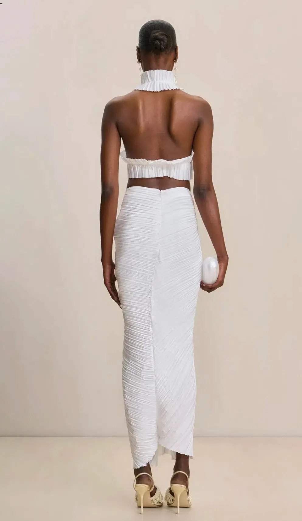 Cult Gaia Adilia Top and Sonoma Skirt Set Off White Size 6 photo 2