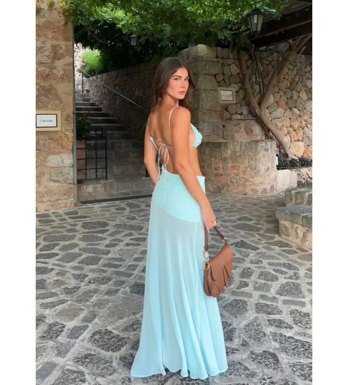 Natalie Rolt Dahlia Dress in Baby Blue Size 1 / AU 8 photo 2