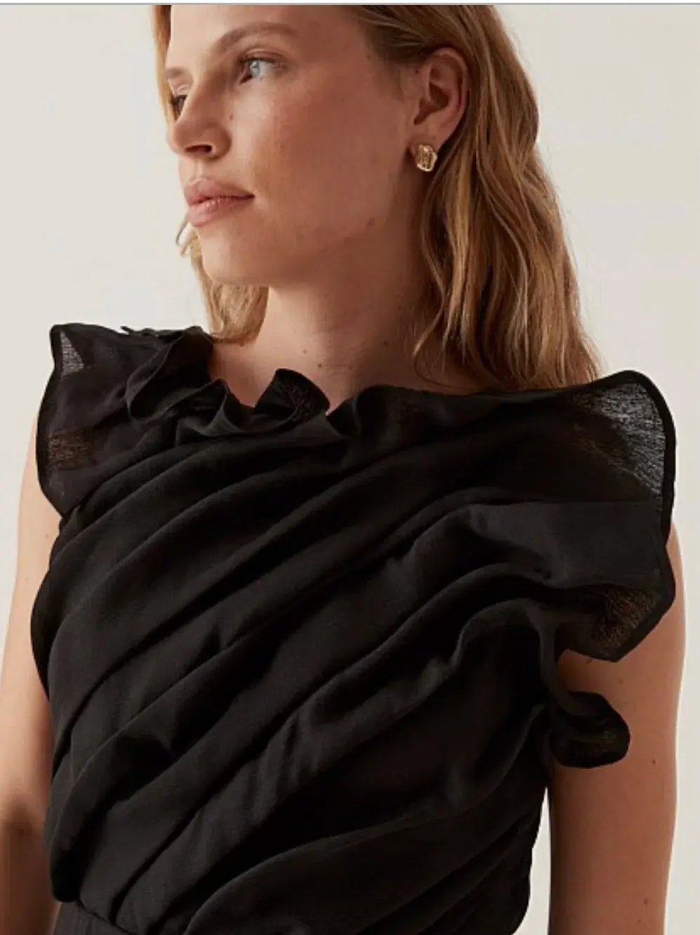 Aje Genesis Midi Black Dress Black Size AU 8 photo 3