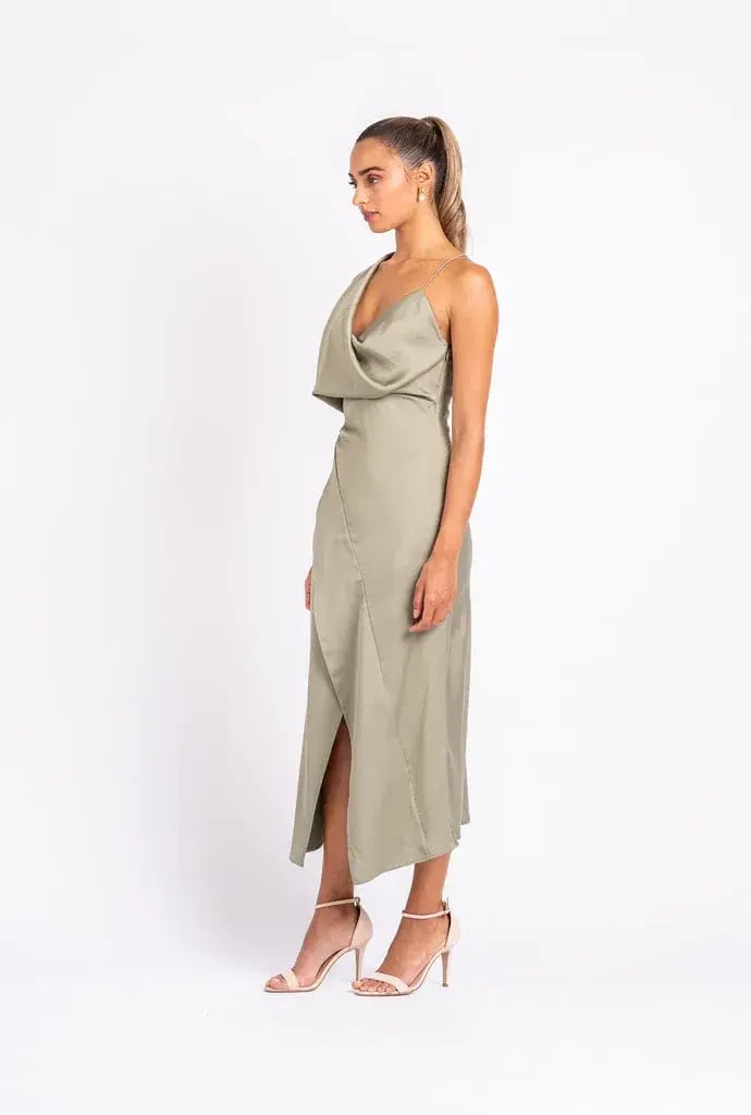 One Fell Swoop Muse Dress in Serpent Green Size 8 photo 4