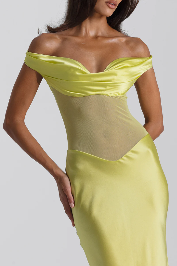 Natalie Rolt Gwenyth Gown -Yellow Chartreuse photo 4