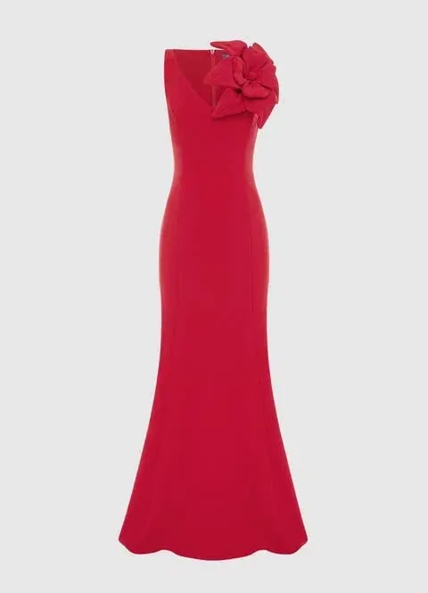 Leo Lin Eugenie Gown Rosa Maxi Size AU 10 photo 4