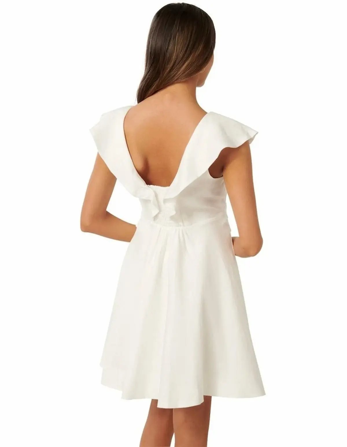 Forever New Maddie Twist Front Mini White Size AU 4 photo 2