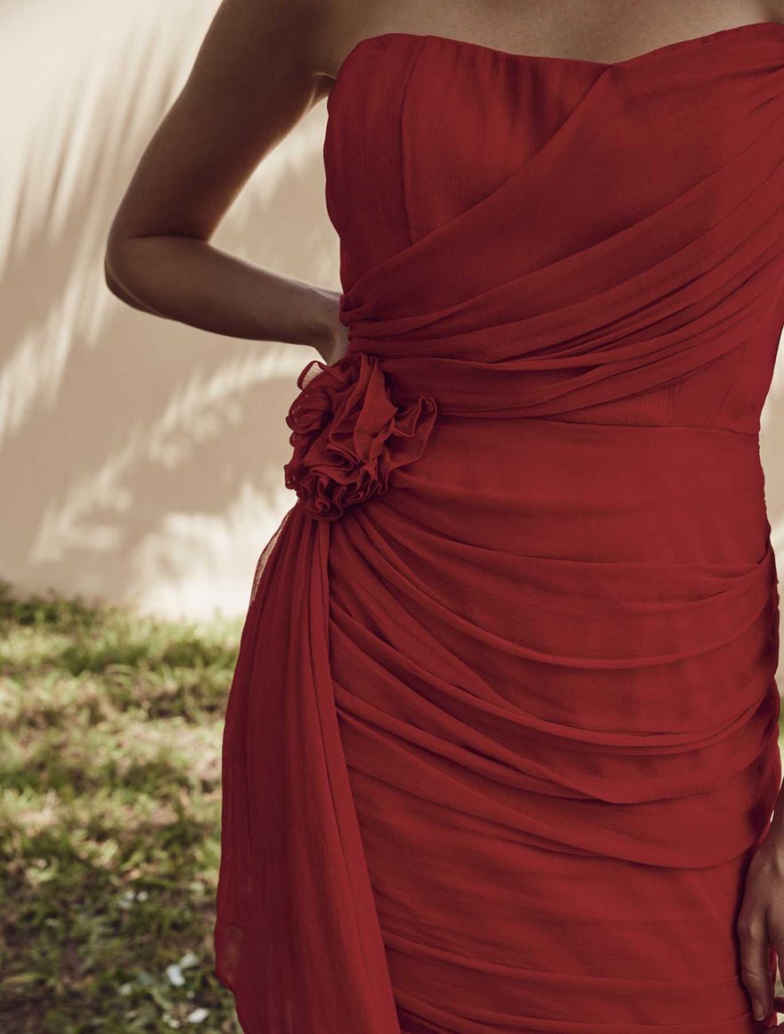 Talulah Viola Mini Dress - Red photo 3