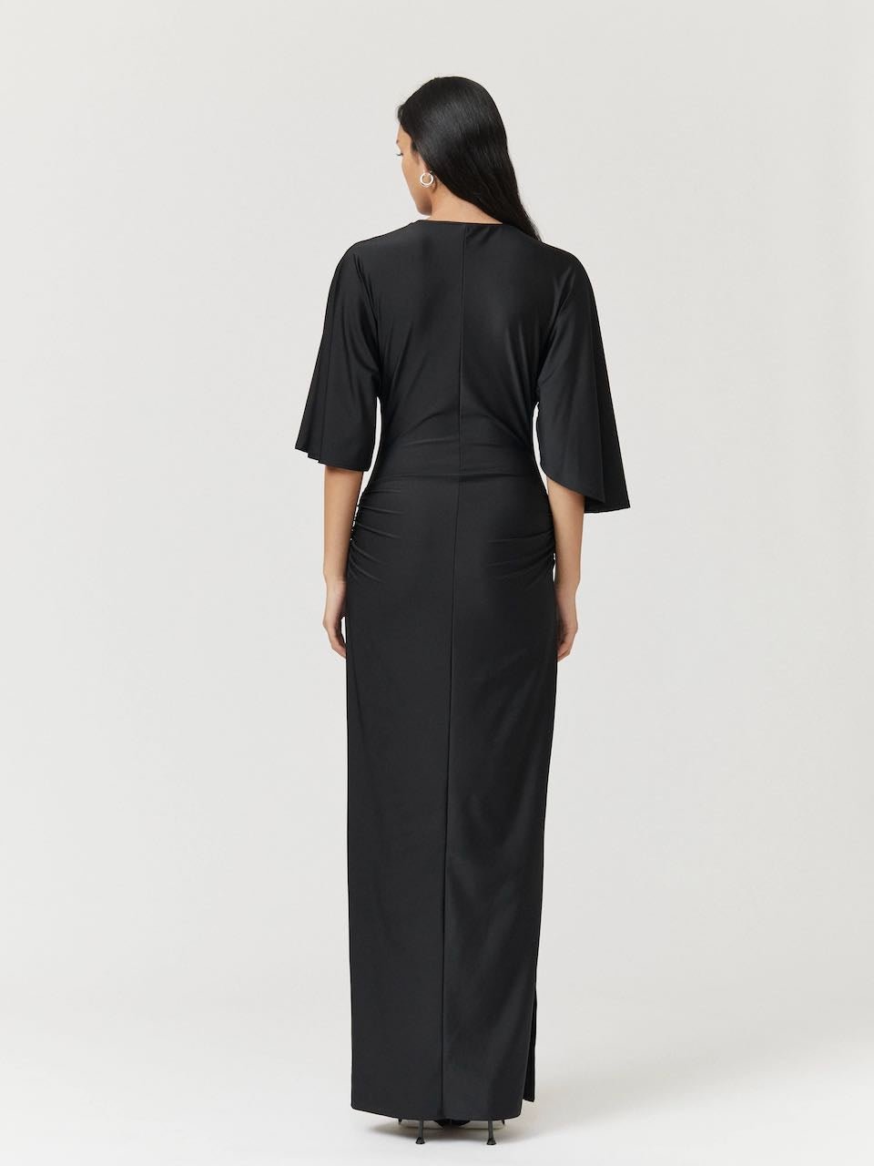 SUBOO IVY CAP SLEEVE MAXI - BLACK photo 4