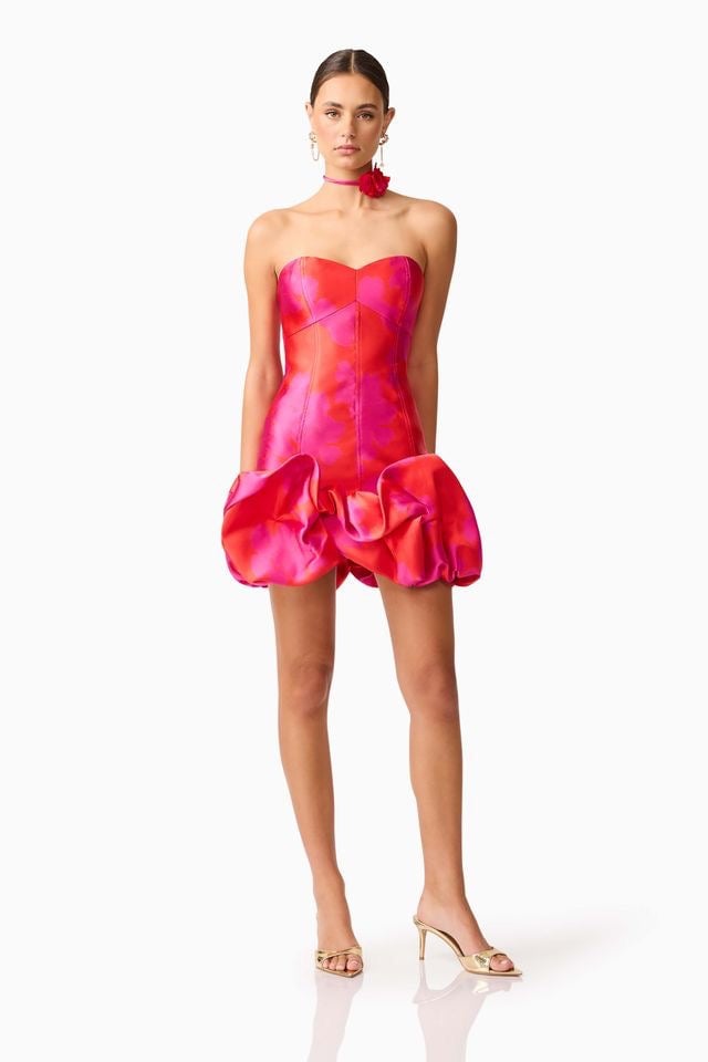 Elliatt Eloise Mini Dress - Pink Fuchsia photo 2