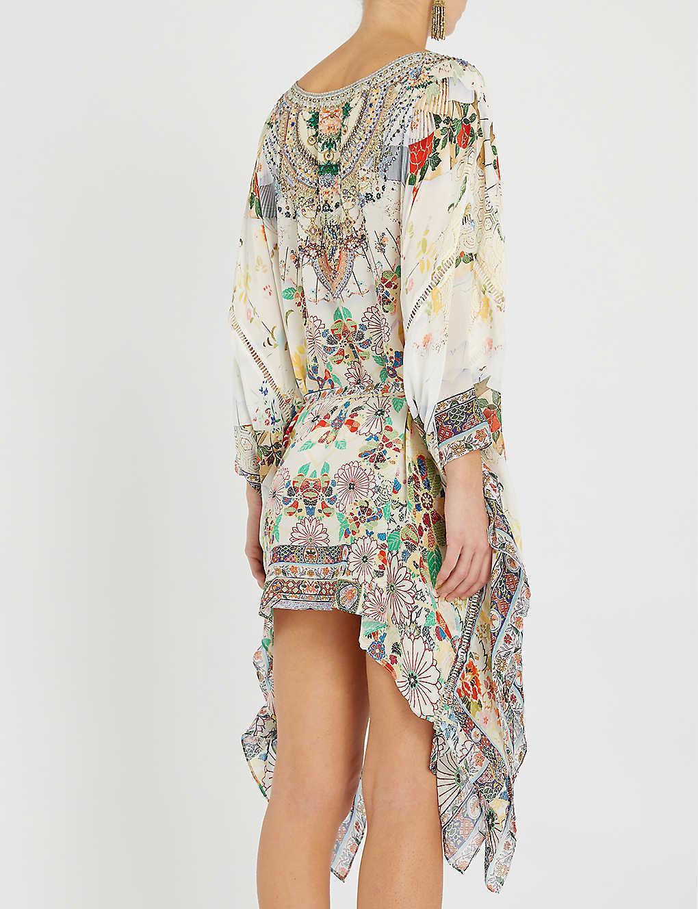 Camilla Time After Time Short Kaftan With Sheer Sleeves Size 10 photo 2