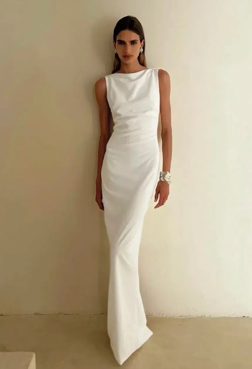 Effie Kats Verona Gown Ivory Size 10 photo 7