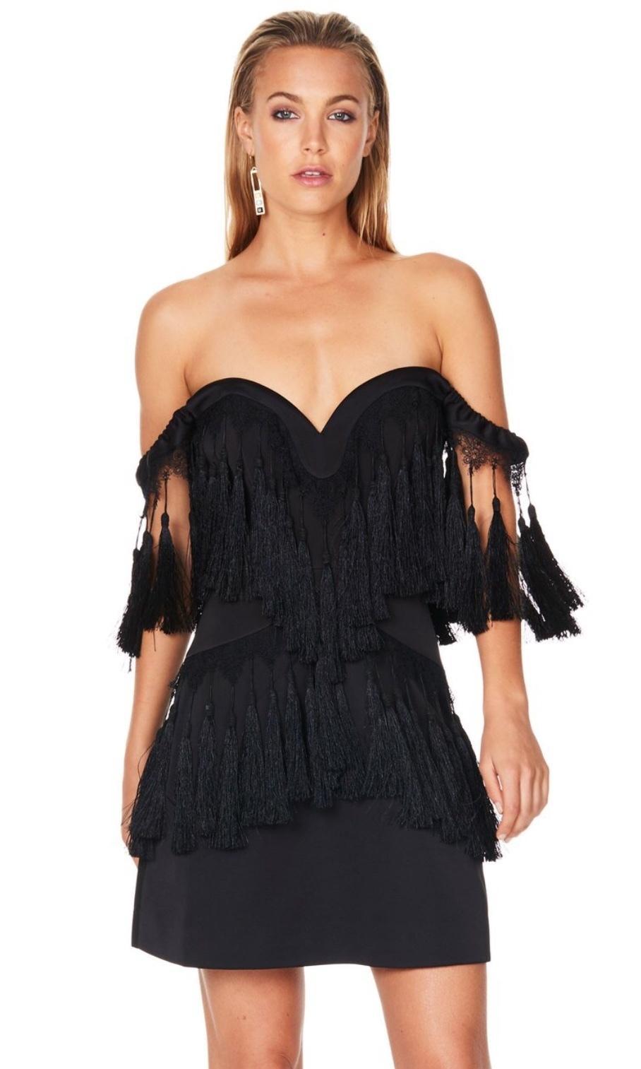Talulah Chances tassel mini dress size 12 photo 3