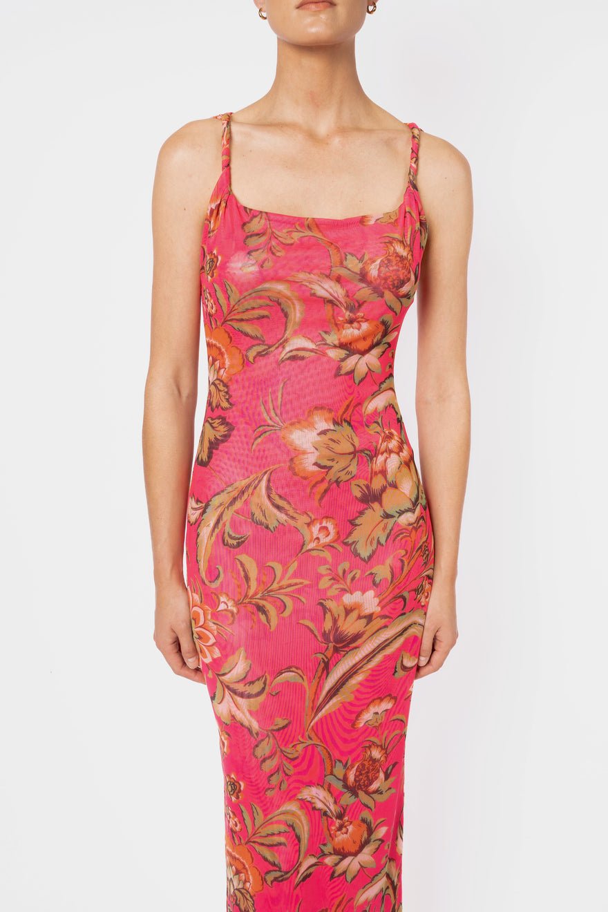 One Fell Swoop Torto Tank Dress - Pink Parrot photo 3