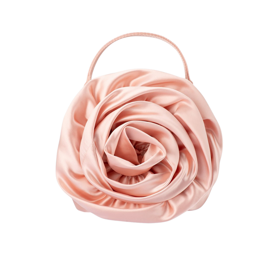 Olga Berg Rosita Rosette Bag - Blush photo 2