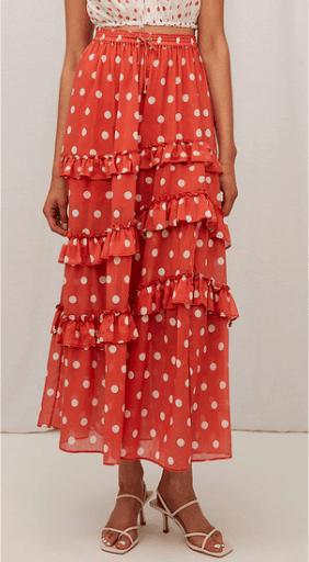 Steele Poppy Skirt & Matching Frenchi Top Set Size 10 photo 4