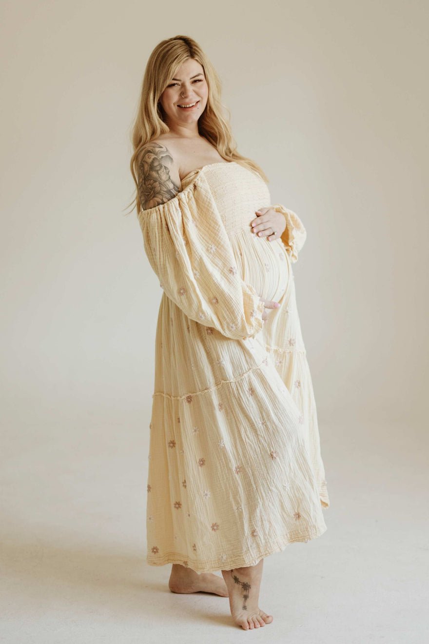 Free People Dahlia Embroidered Maxi Dress photo 2