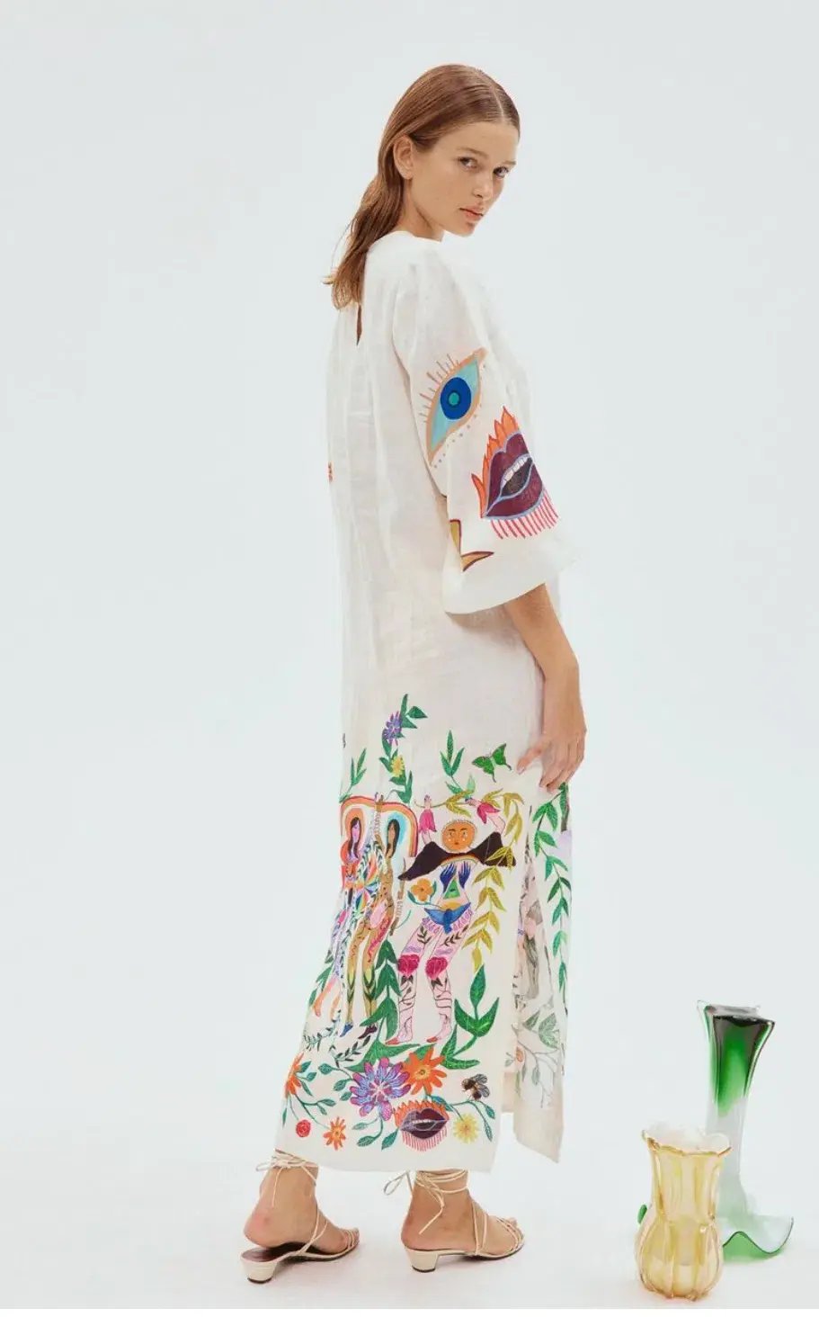 Alemais Meagan Midi Dress Multi Size 14 photo 3
