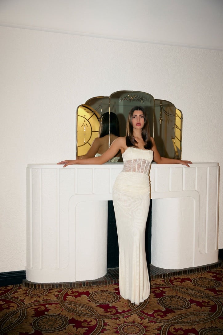 Lexi Alla Dress - Butter Cream photo 4