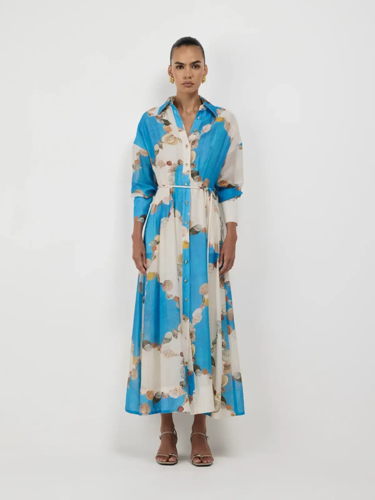 Sheike Seaside Maxi Dress Abstract Print Size AU 18 photo 2