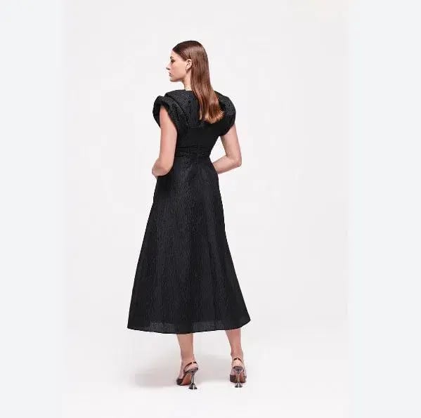 Rachel Gilbert Sophy Dress Black Size AU 14 photo 2