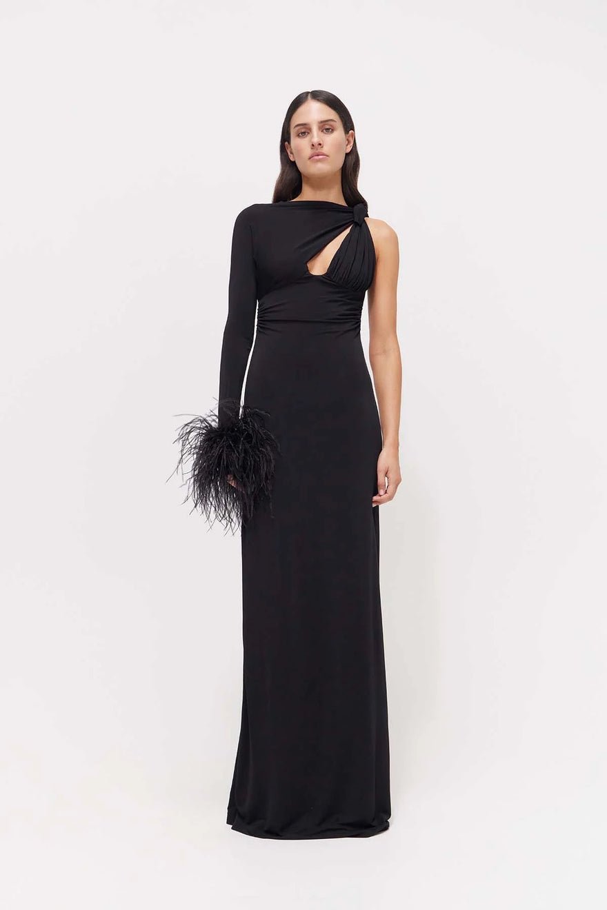 Rachel Gilbert Tanner Gown - Black photo 2