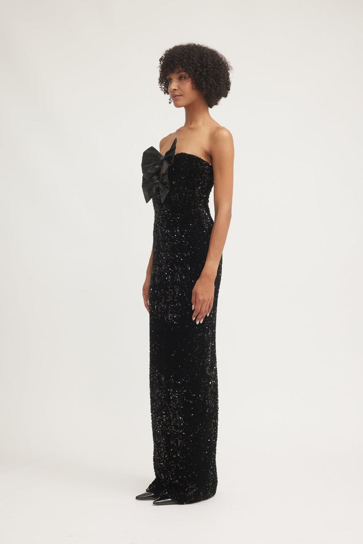 Tojha Harlynne Dress - Black Sequin photo 4
