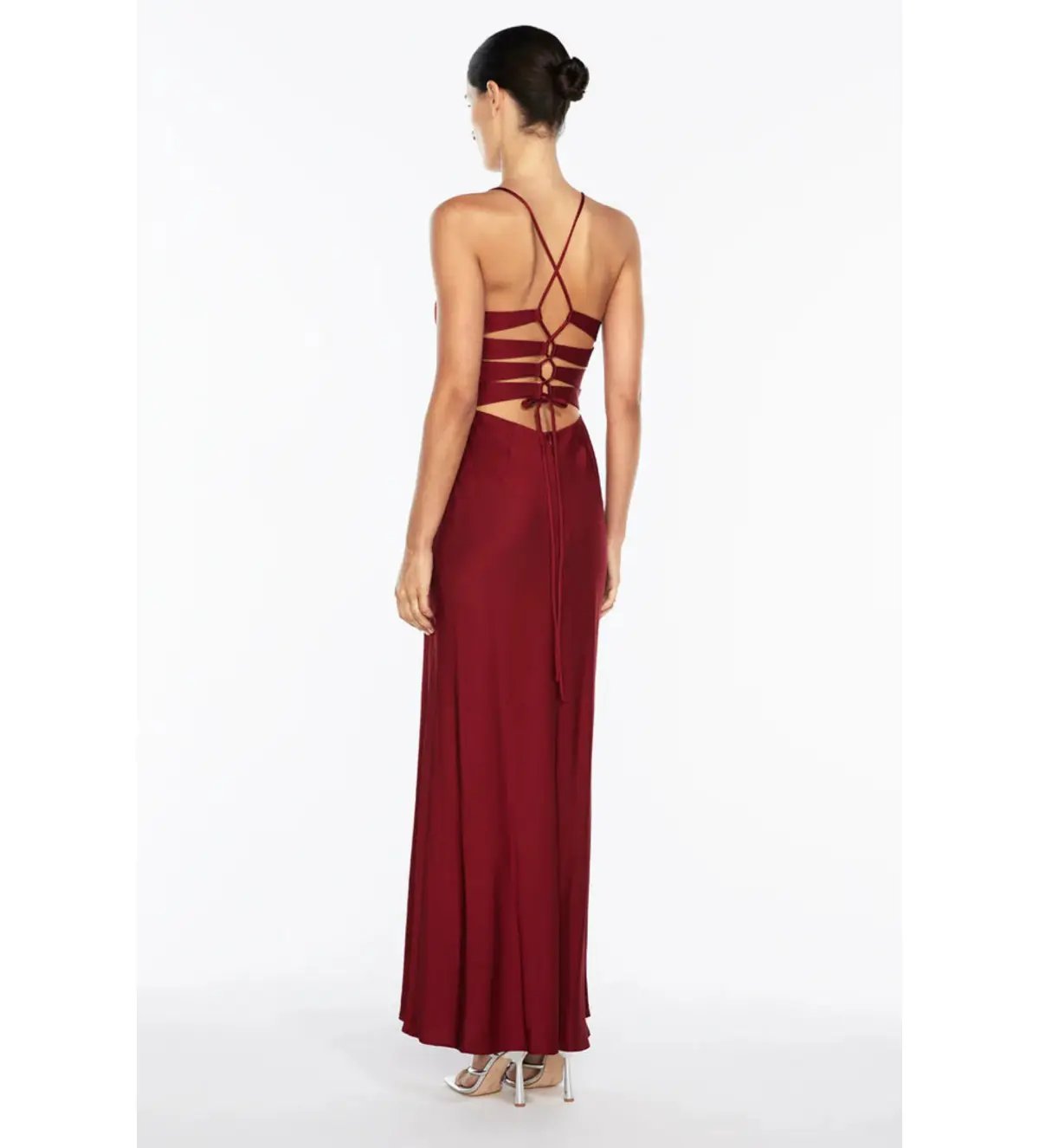 Manning Cartell Time To Shine Slip Maxi Dress Cranberry Size 4 photo 4