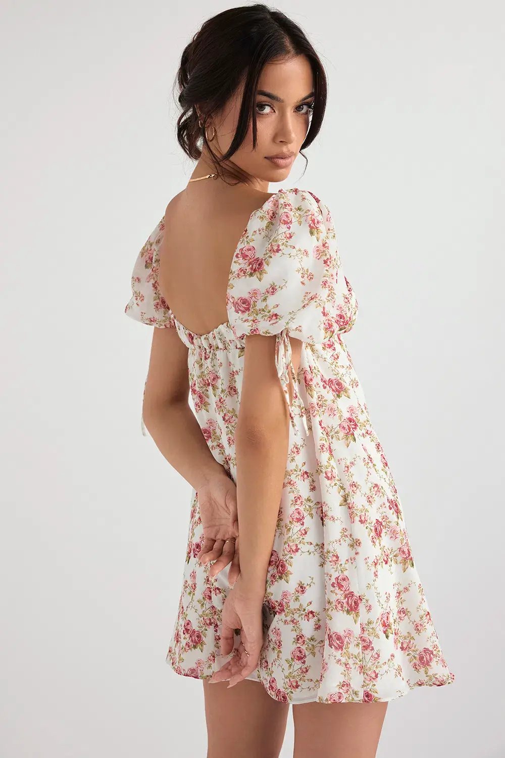 House of CB Princess Mini Dress Floral Size 8 photo 3