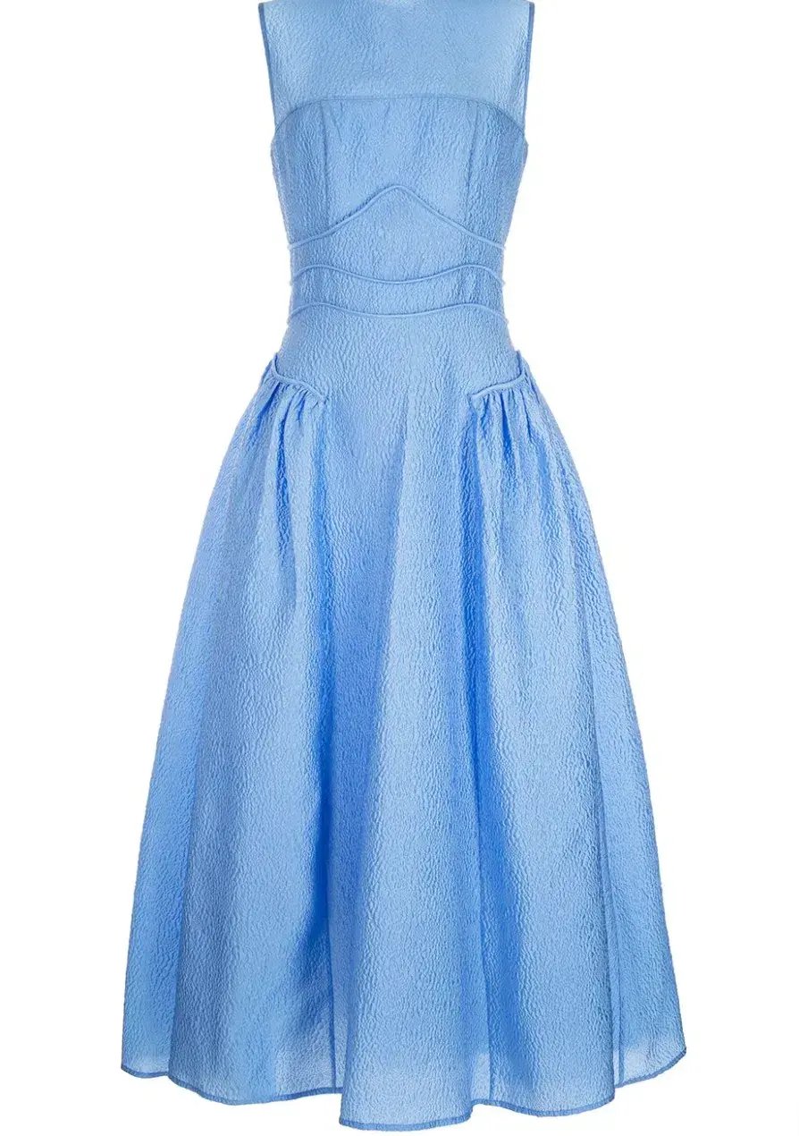Rachel Gilbert Sophia Dress Blue Size 3 / AU 12 photo 4
