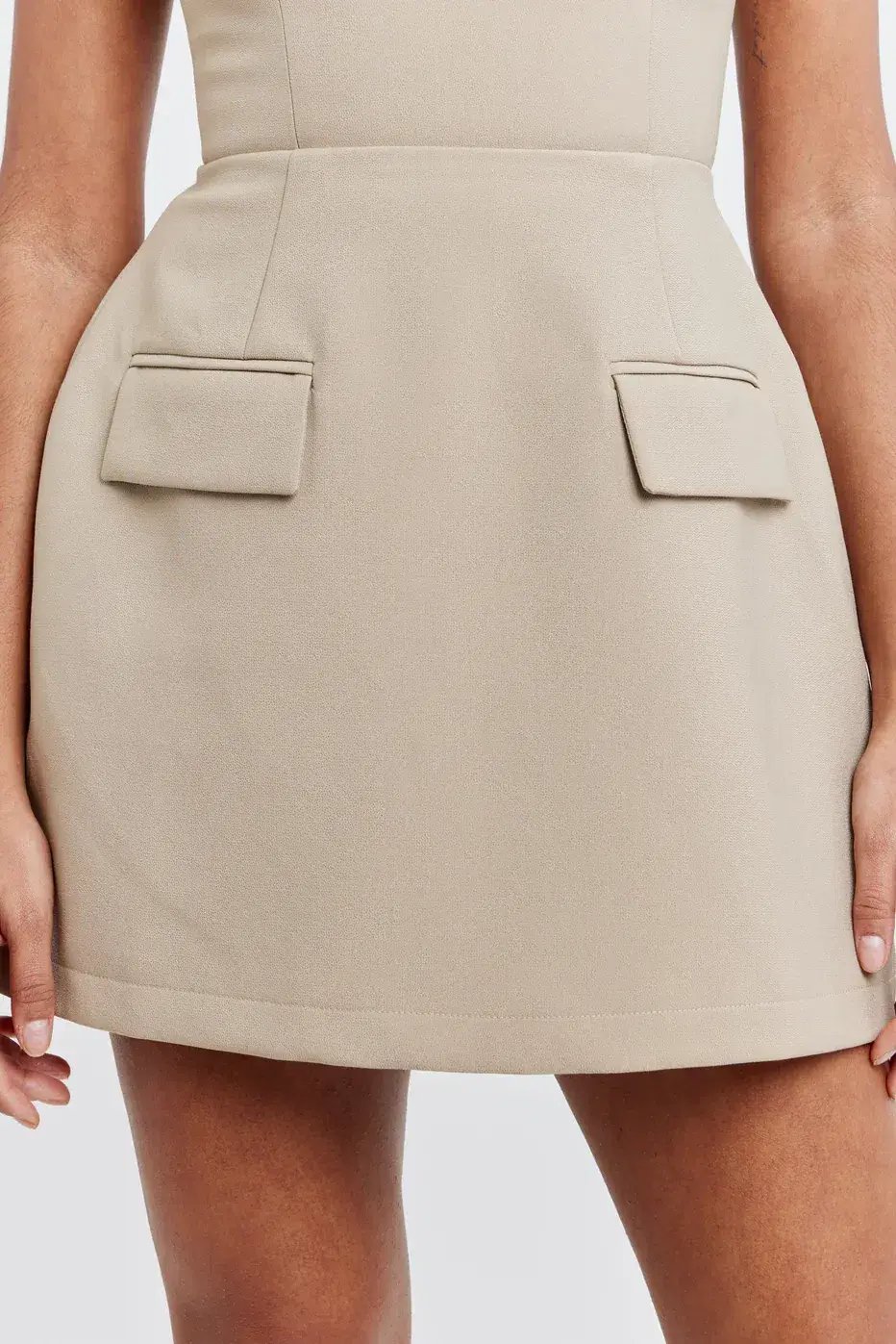 Odd Muse The Ultimate Muse Strapless Mini Dress Taupe Size L / AU 12 photo 4