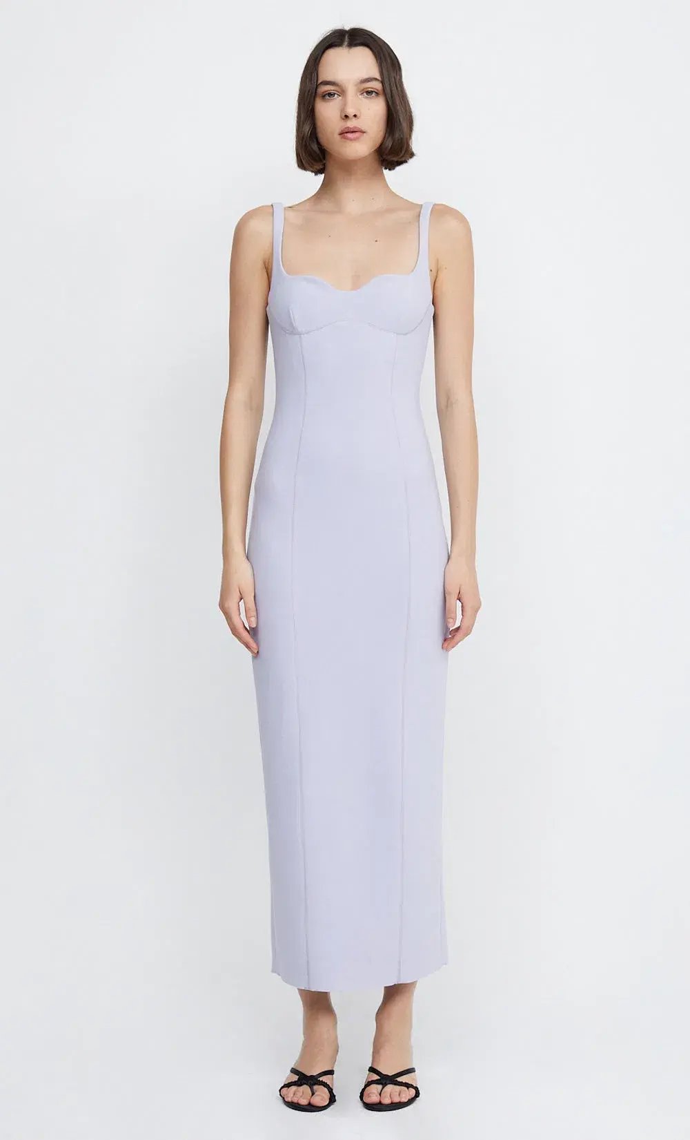 Bec & Bridge Zoey Midi Dress Lilac Size 6 photo 3