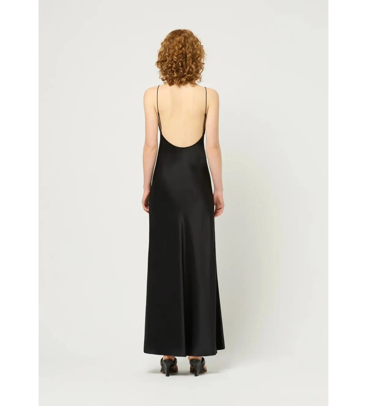 Maison Essentiele Lace Trimmed Maxi Dress in Black Size S / AU 8 photo 2