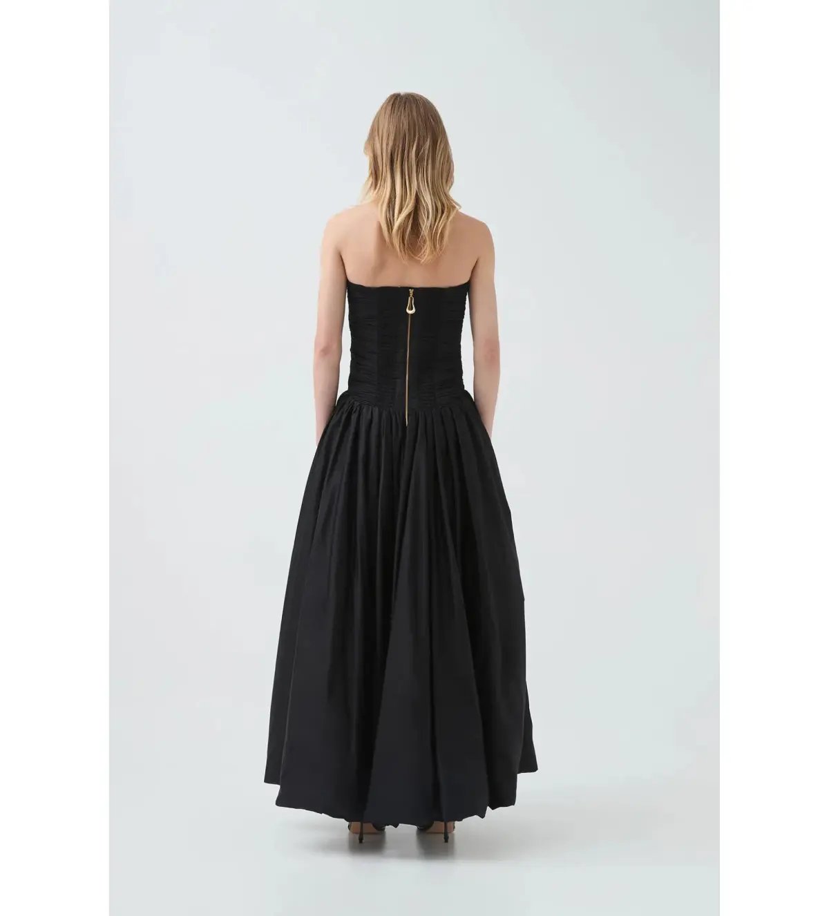 Aje Violette Bubble Hem Maxi Dress in Black Size XL / AU 14 photo 3
