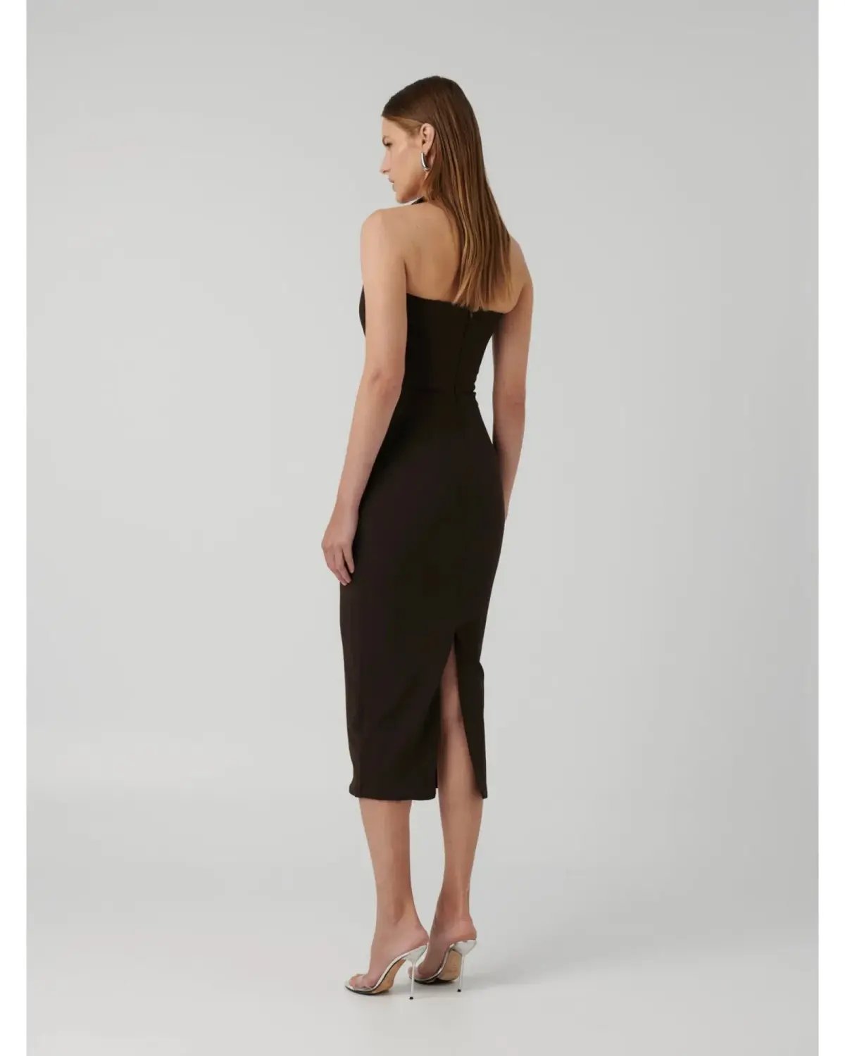 Effie Kats Meline Midi Dress in Coffee Size L / AU 12 photo 3